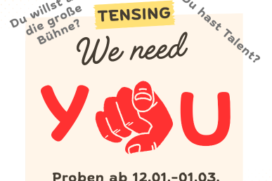 TENSING startet ab 12.01. 17-18:30 Uhr